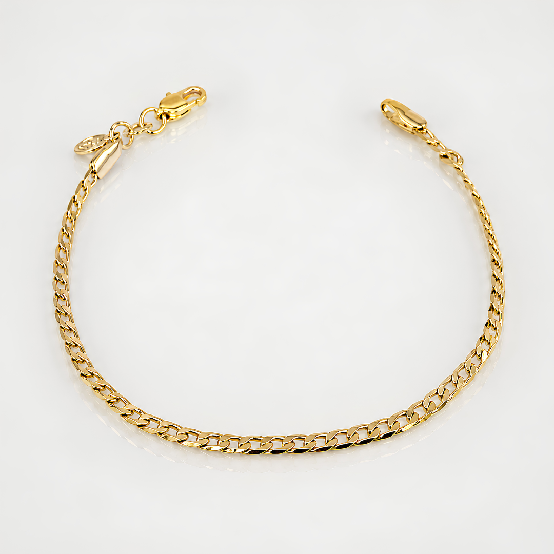 PULSERA CUBANA 17CM 2.5MM DM