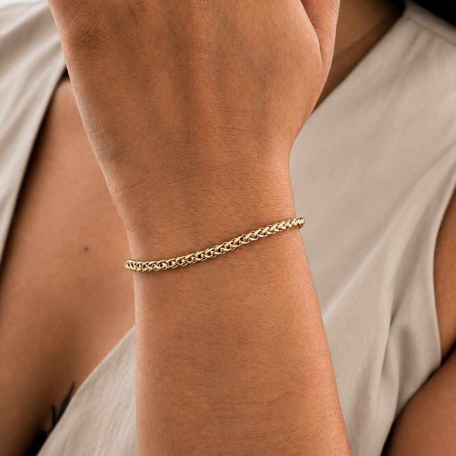 PULSERA FRANCO 17CM 3MM DM