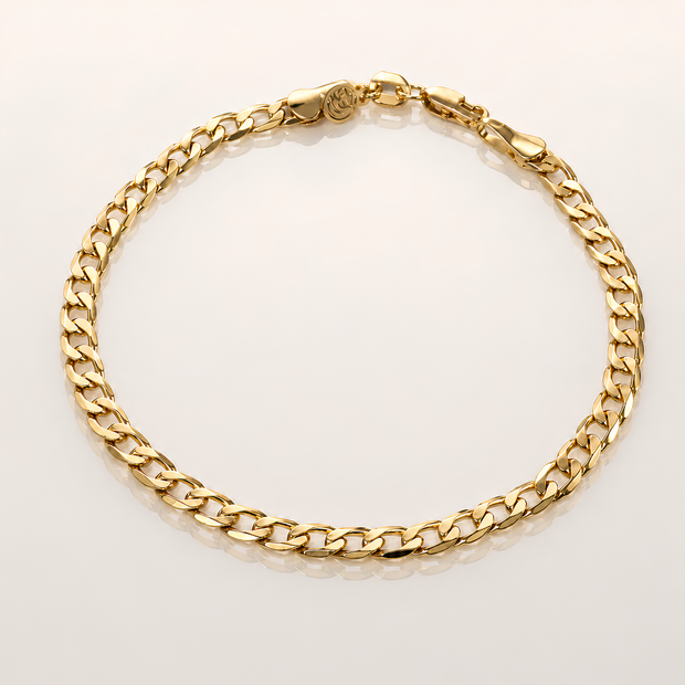 PULSERA CUBANA 19CM 4MM DM