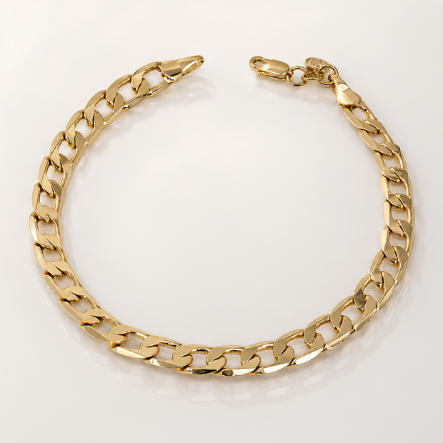 PULSERA CUBANA GRUESA 19CM 6MM DM