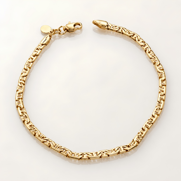 PULSERA ESCALERA PLANA 19CM 3.5MM DM