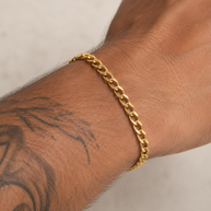PULSERA CUBANA 19CM 3MM DM