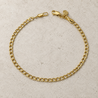 PULSERA CUBANA 19CM 3MM DM