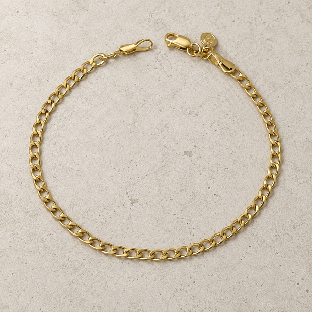 PULSERA CUBANA 19CM 3MM DM