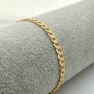 PULSERA CUBANA  3,5MM 18CM Y 20 CM