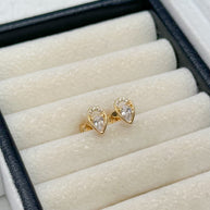 TOPO GOTA DIAMANTE Y CIRCONES BLANCOS DM