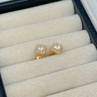 TOPO VAN CLEEF DIAMANTE CON CIRCONES BLANCOS DM
