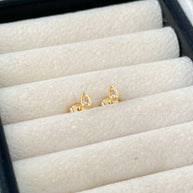 TOPO MINI GOTA CON CIRCON BLANCO DM