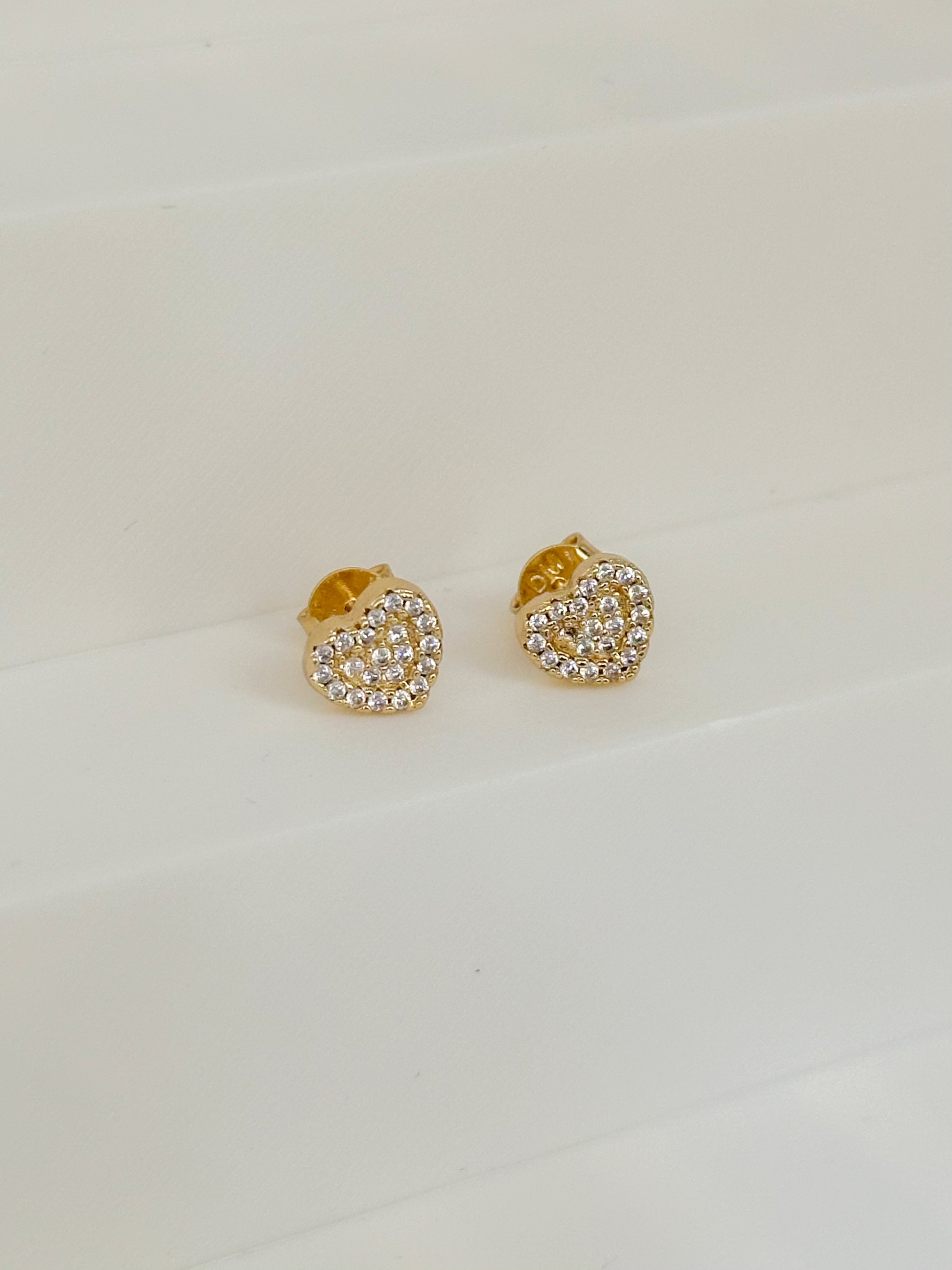 TOPO CORAZON MEDIANO RELLENO CIRCONES BLANCOS DM