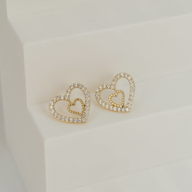 TOPO CORAZON GRANDE CON CIRCON Y CORAZON EN MEDIO TALLADO DM