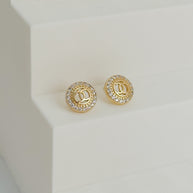 TOPO CIRCULO CIRCON CON CHANEL LISO EN MEDIO DM
