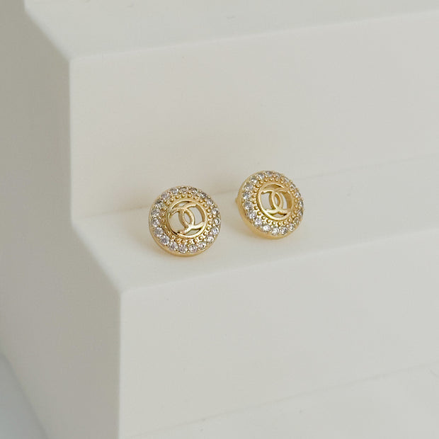 TOPO CIRCULO CIRCON CON CHANEL LISO EN MEDIO DM