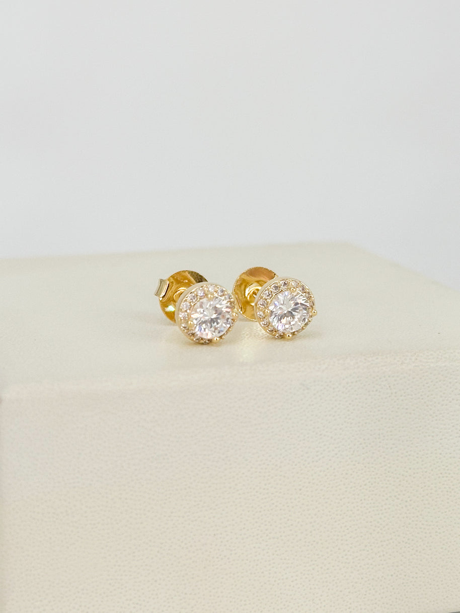 TOPO DIAMANTE REDONDO CIRCONES BLANCOS DM