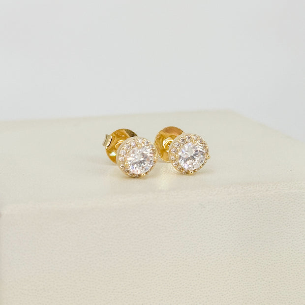 TOPO DIAMANTE REDONDO CIRCONES BLANCOS DM